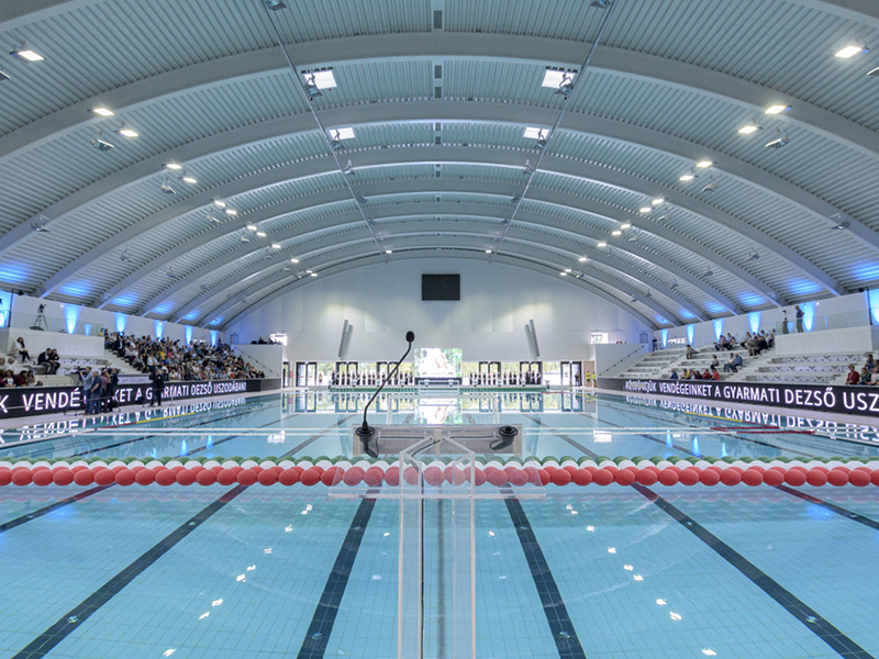 Gyarmati Dezső Uszoda – komplett uszodatér