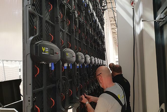 Vegroup project - led fal