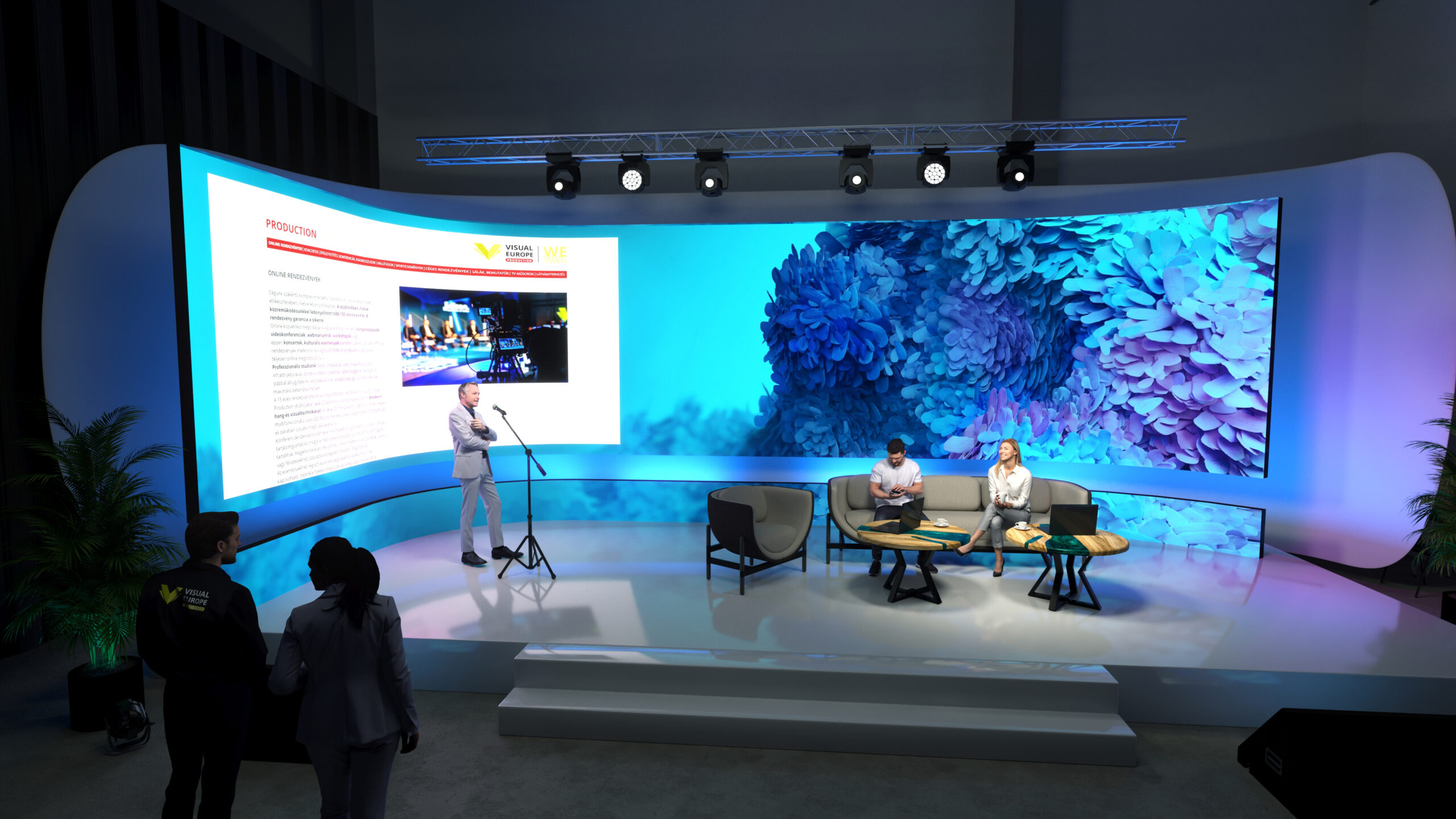 Vegroup production - látványtervezés